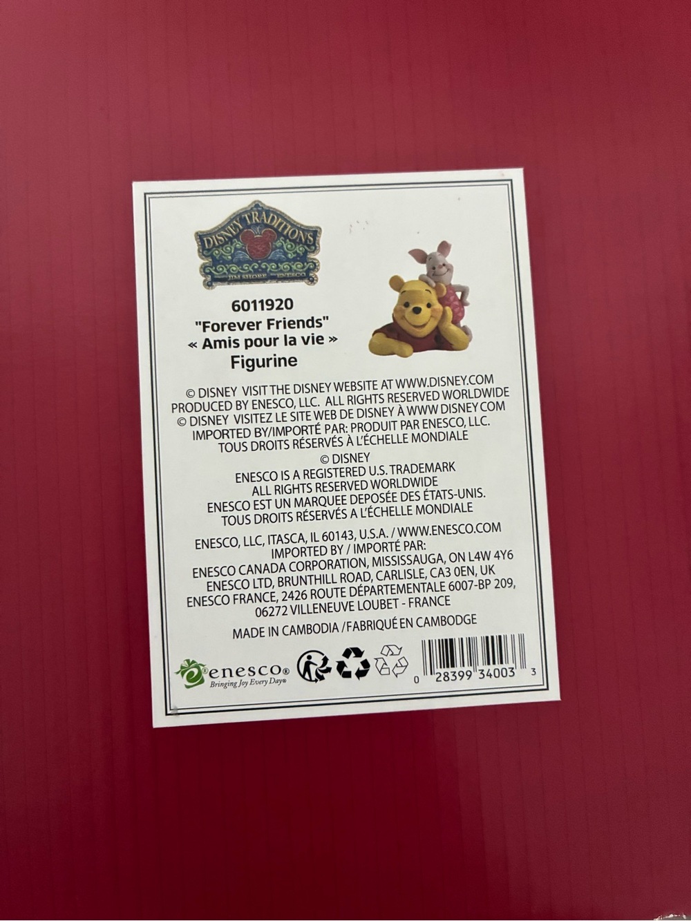 Jim Shore Winnie the Pooh Forever Friends Figurine
